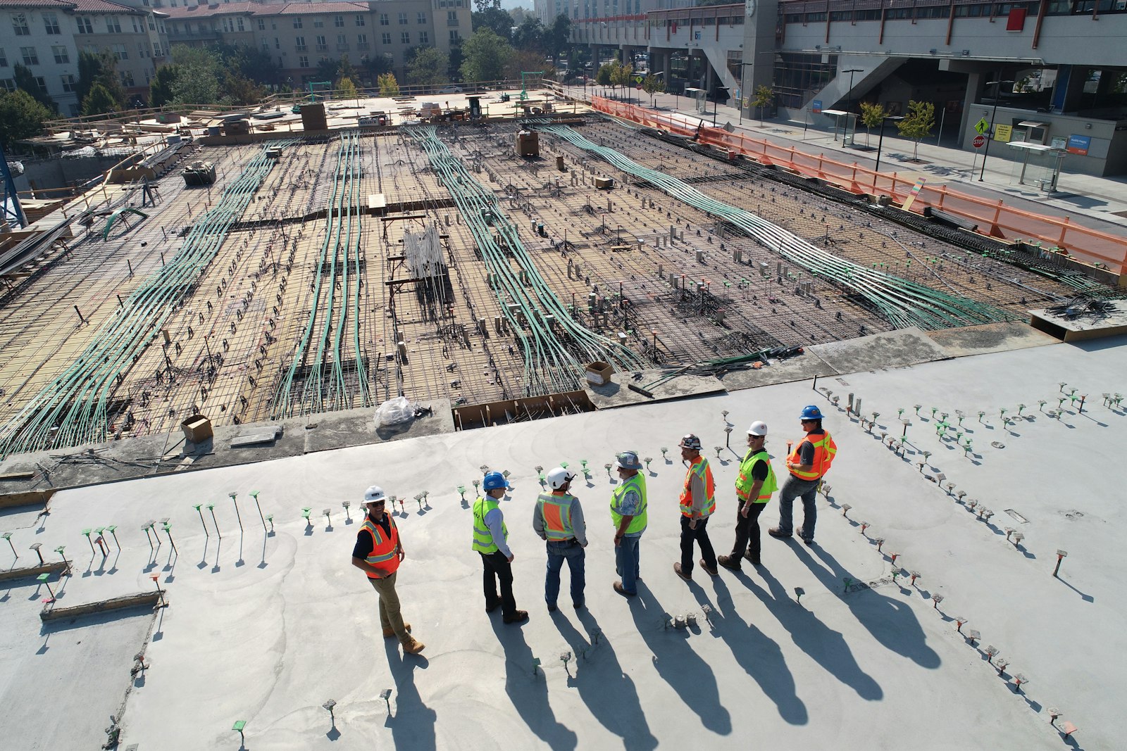 Equipa da Construções Monte Verde em estaleiro
